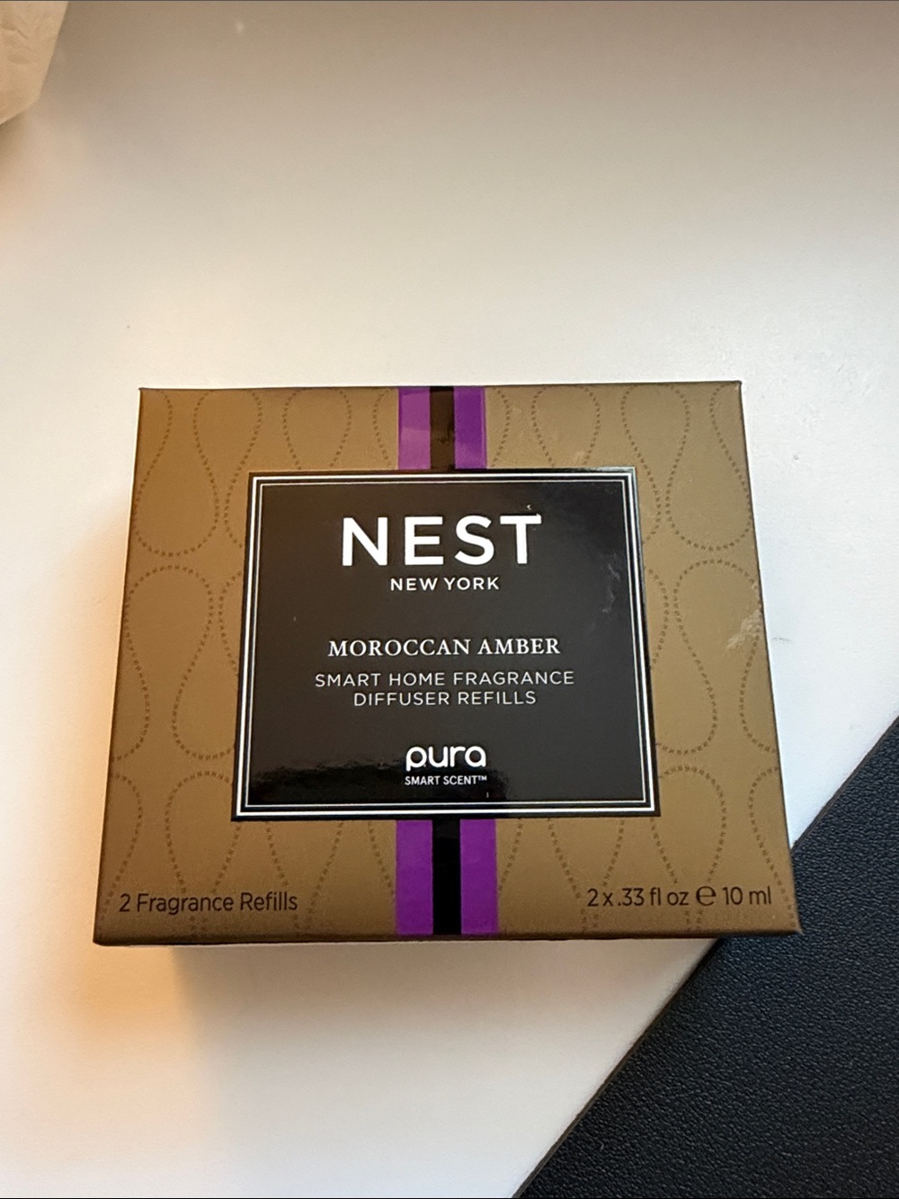NEST Fragrances Moroccan Amber Refill Box - Gold and Purple Accents